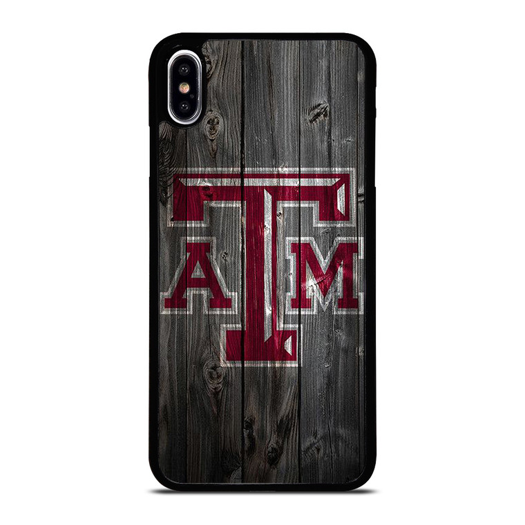 TEXAS AGGIES WOODEN LOGO iPhone XS Max Case Cover