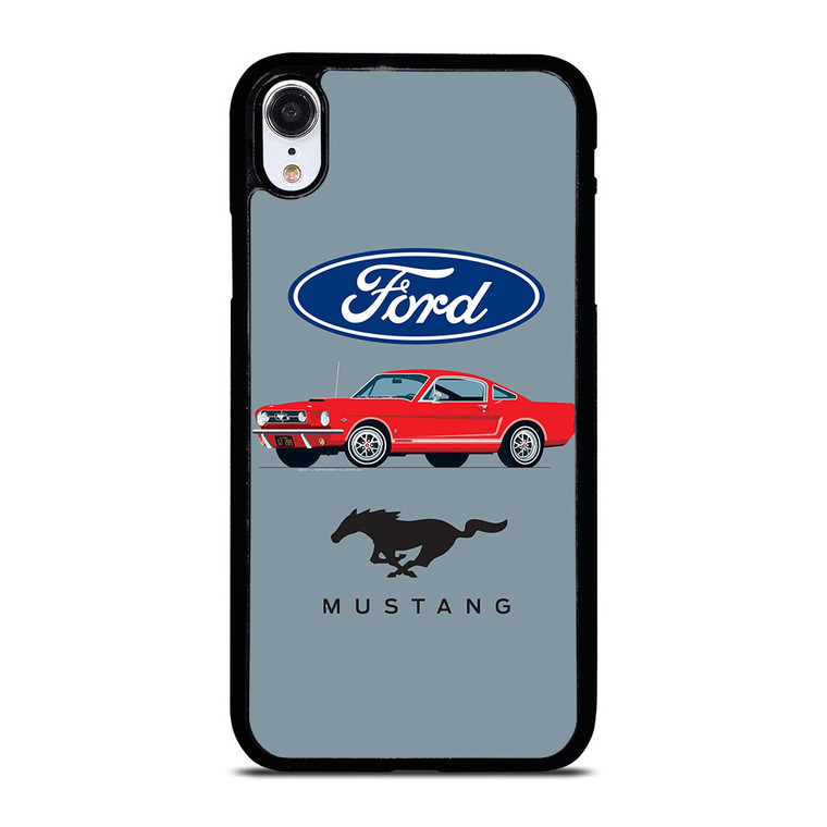 1965 FORD MUSTANG ILLUSTRATION iPhone XR Case Cover