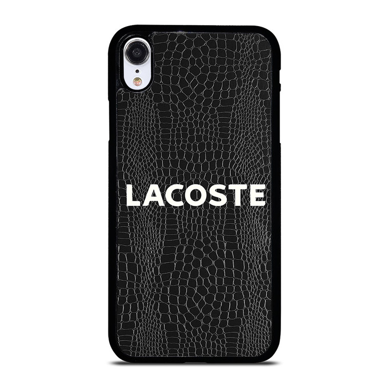 LACOSTE CROCODILE SKIN iPhone XR Case Cover