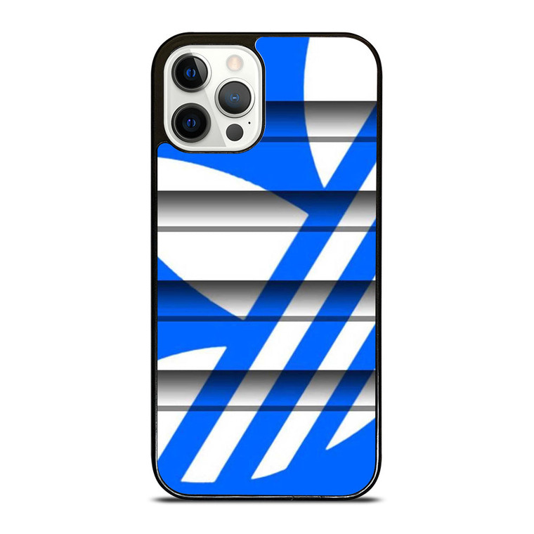 ADIDAS SLICED LOGO BLUE  iPhone 12 Pro Case Cover