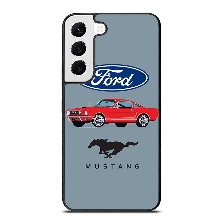 1965 FORD MUSTANG ILLUSTRATION Samsung Galaxy S22 Case Cover
