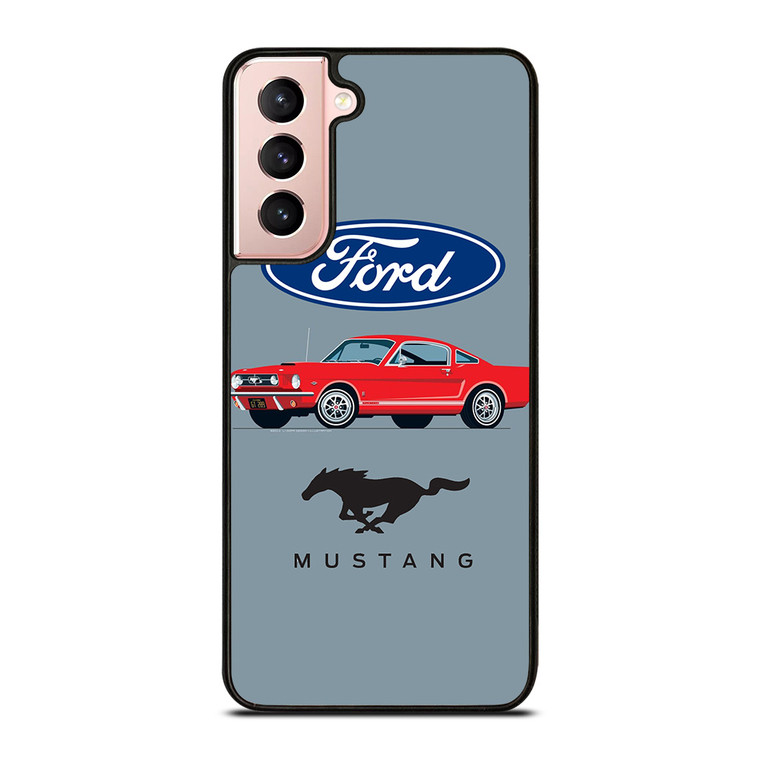 1965 FORD MUSTANG ILLUSTRATION Samsung Galaxy S21 Case Cover