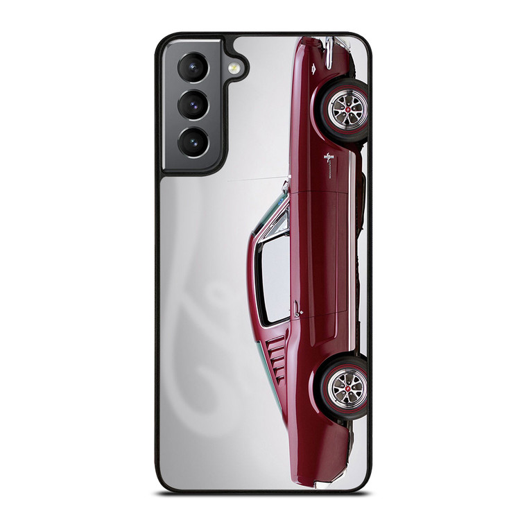 1965 FORD MUSTANG RED CAR Samsung Galaxy S21 Plus Case Cover