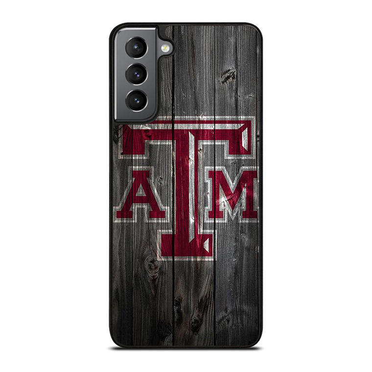 TEXAS AGGIES WOODEN LOGO Samsung Galaxy S21 Plus Case Cover