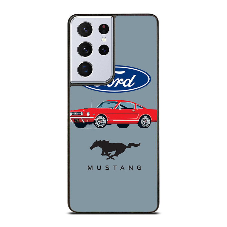 1965 FORD MUSTANG ILLUSTRATION Samsung Galaxy S21 Ultra Case Cover
