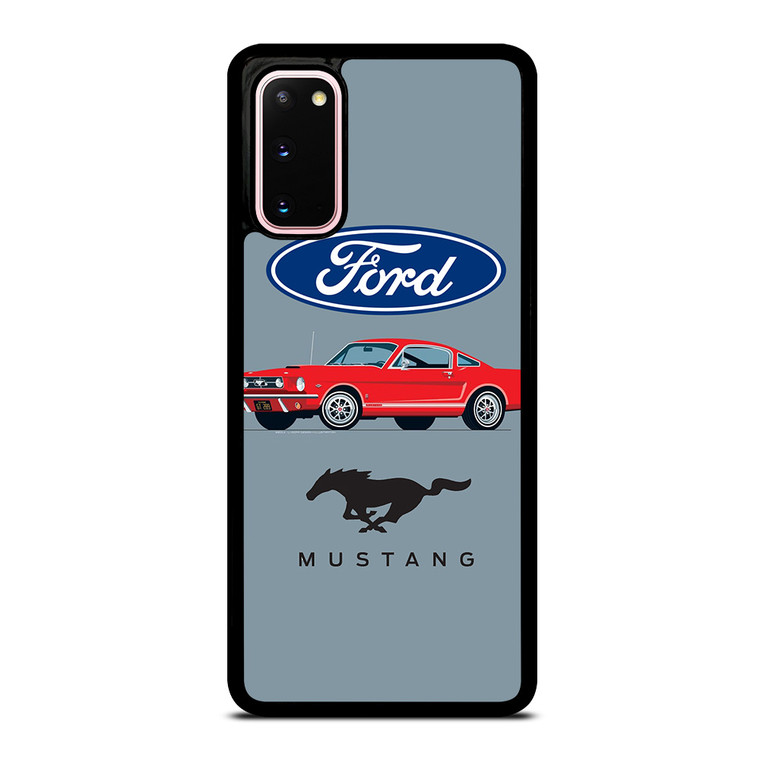 1965 FORD MUSTANG ILLUSTRATION Samsung Galaxy S20 Case Cover