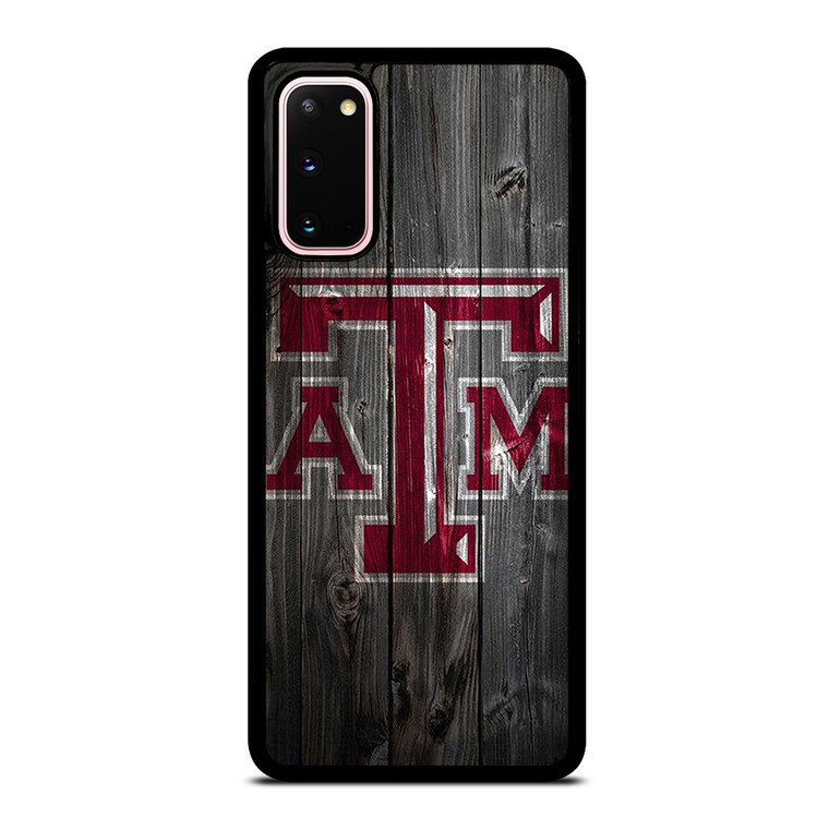 TEXAS AGGIES WOODEN LOGO Samsung Galaxy S20 Case Cover