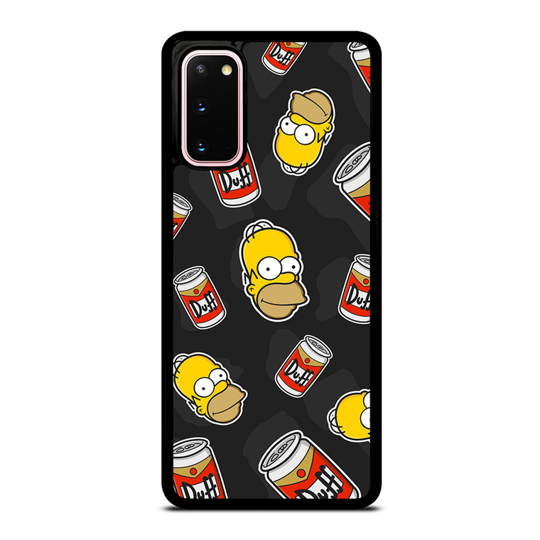 THE SIMPSONS HOMER DUFF BEER Samsung Galaxy S20 Case Cover