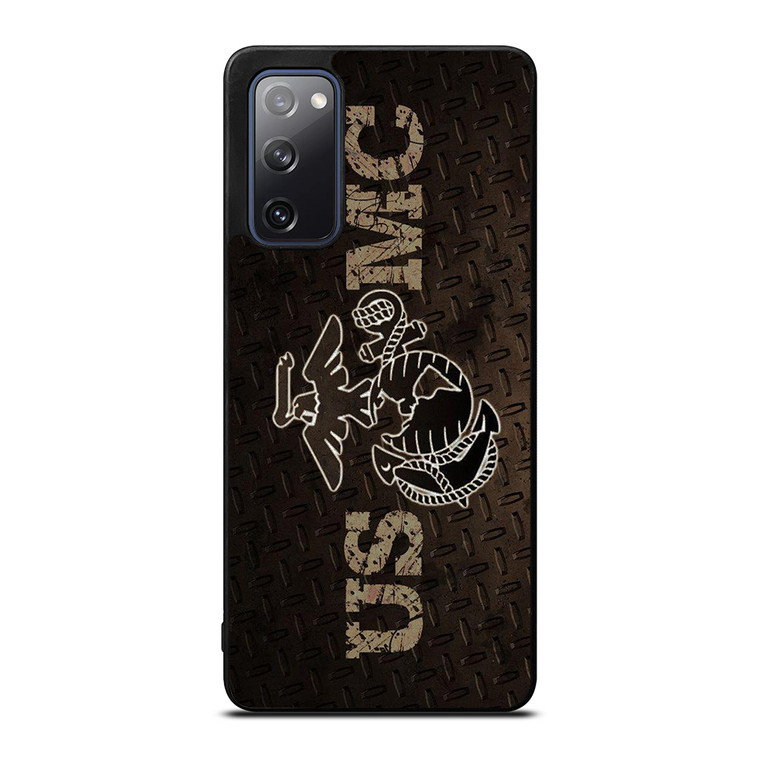 UNITED STATED MARINE CORPS METAL LOGO Samsung Galaxy S20 FE Case Cover