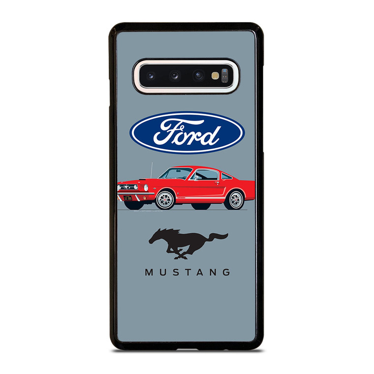 1965 FORD MUSTANG ILLUSTRATION Samsung Galaxy S10 Case Cover