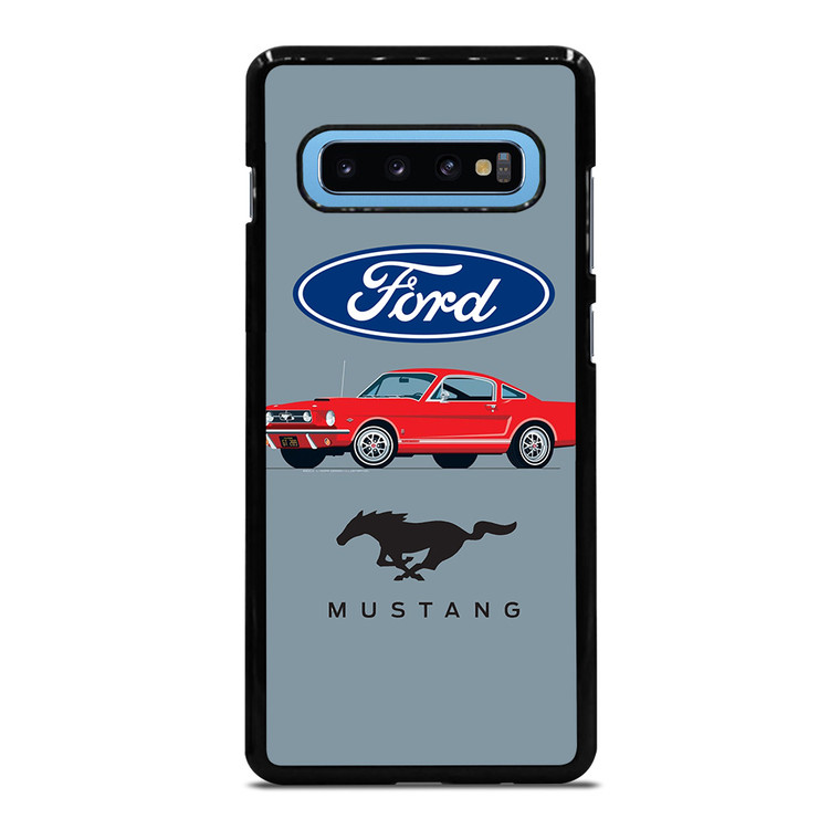 1965 FORD MUSTANG ILLUSTRATION.jpg Samsung Galaxy S10 Plus Case Cover