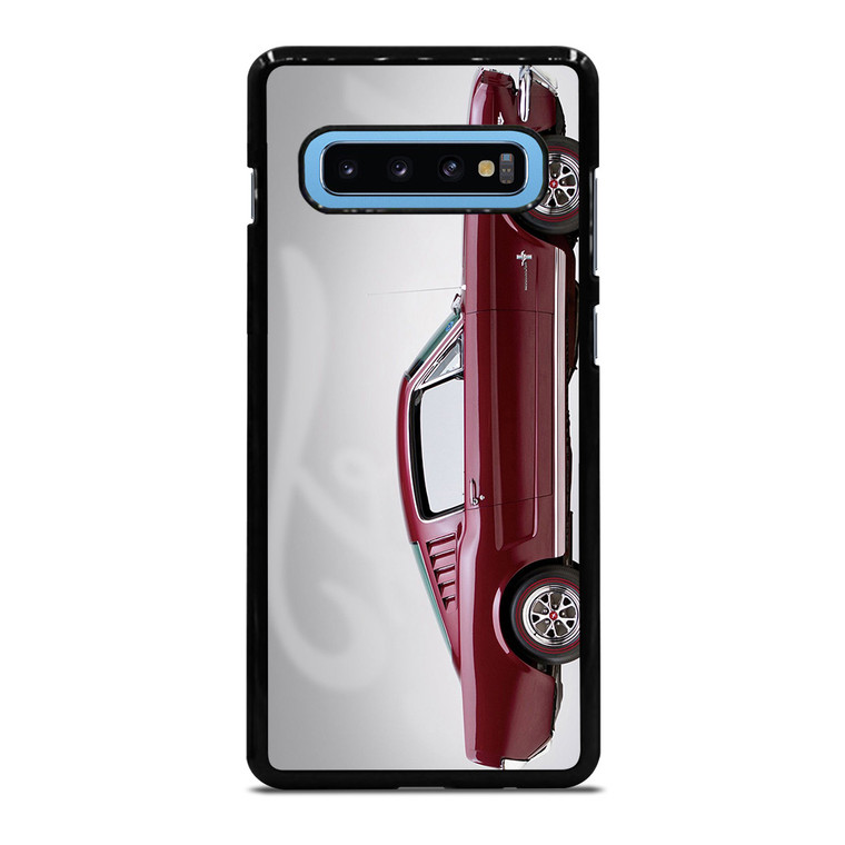 1965 FORD MUSTANG RED CAR.jpg Samsung Galaxy S10 Plus Case Cover