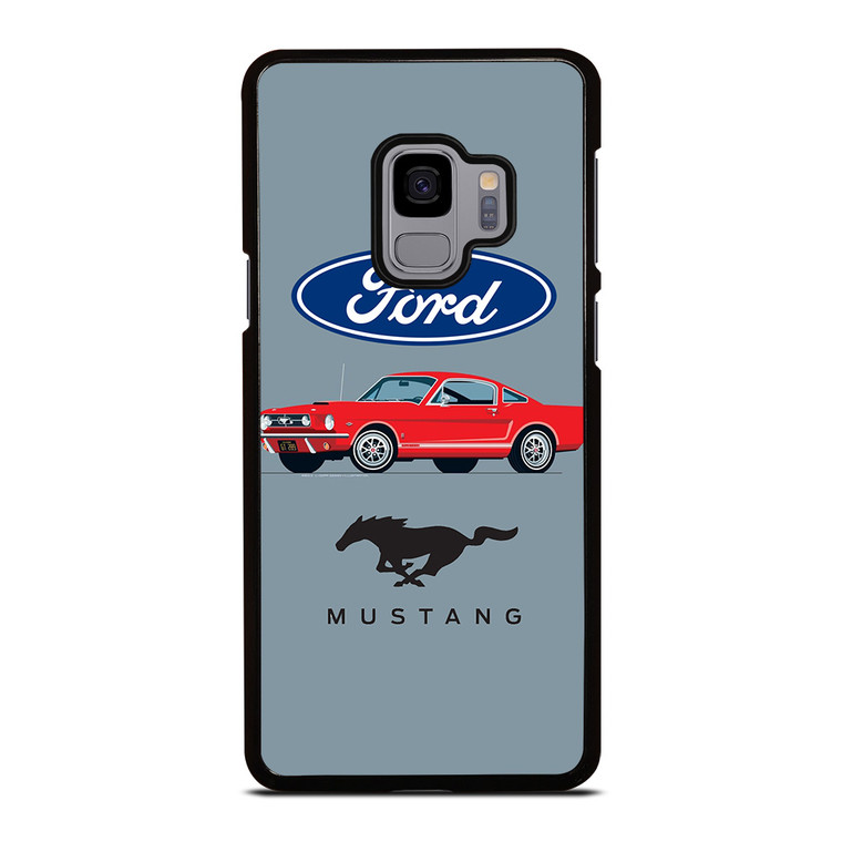 1965 FORD MUSTANG ILLUSTRATION Samsung Galaxy S9 Case Cover