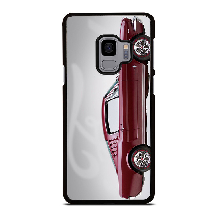 1965 FORD MUSTANG RED CAR Samsung Galaxy S9 Case Cover