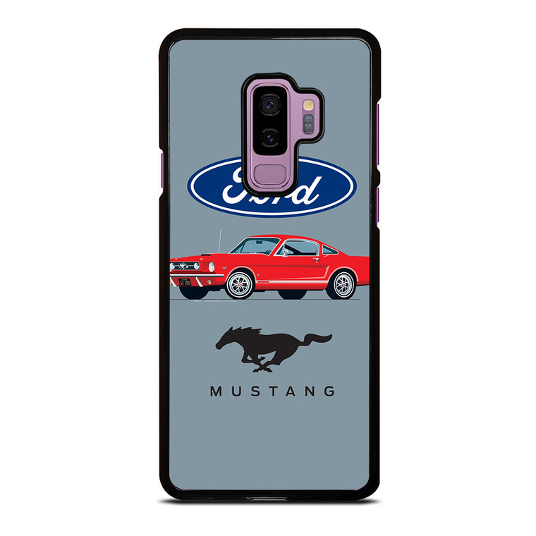 1965 FORD MUSTANG ILLUSTRATION Samsung Galaxy S9 Plus Case Cover