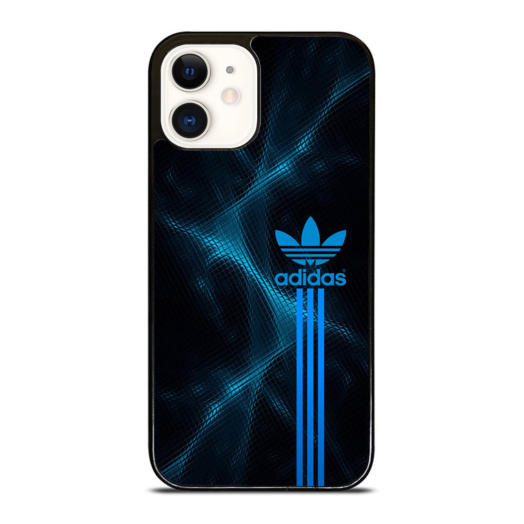 ADIDAS LOGO ABSTRACT BLUE LIGHT iPhone 12 Case Cover