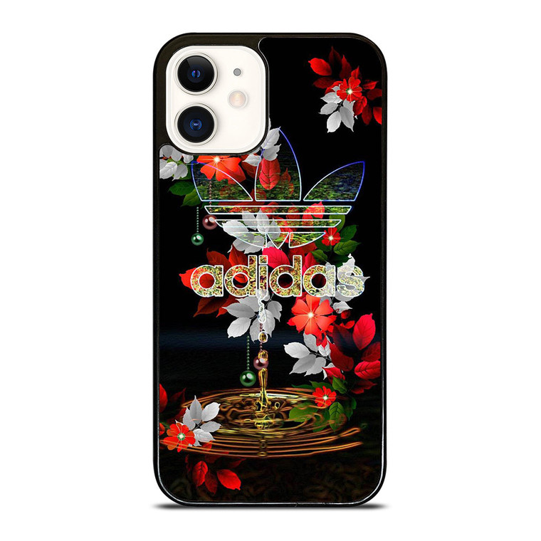 ADIDAS FLOWER PATTERN iPhone 12 Case Cover
