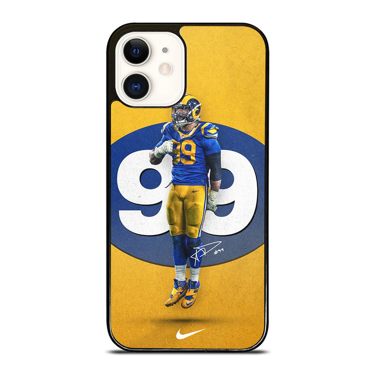 AARON DONALD 99 LOS ANGELES RAMS  iPhone 12 Case Cover