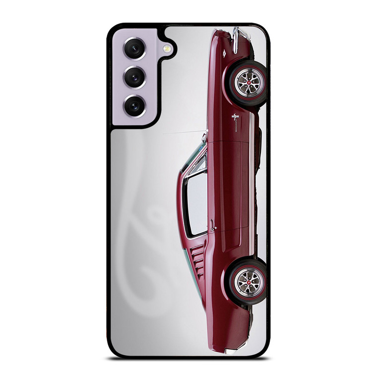 1965 FORD MUSTANG RED CAR Samsung Galaxy S21 FE Case Cover