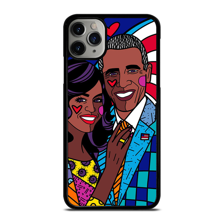 ROMERO BRITTO BARACK OBAMA iPhone 11 Pro Max Case Cover