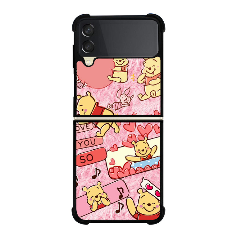 WINNIE THE POOH COLLAGE  Samsung Galaxy Z Flip 3 Case Cover