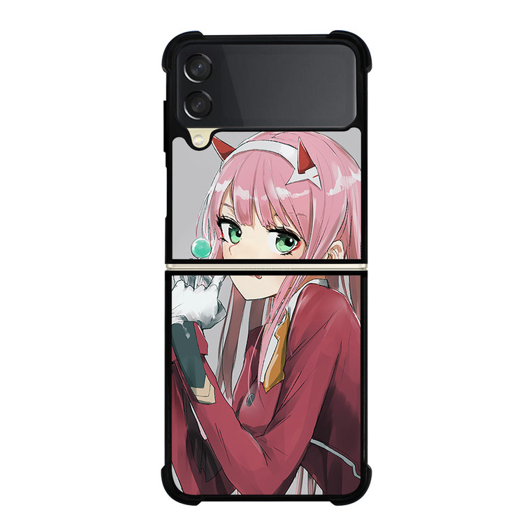 ZERO TWO CUTE DARLING IN FRANXX ANIME Samsung Galaxy Z Flip 3 Case Cover