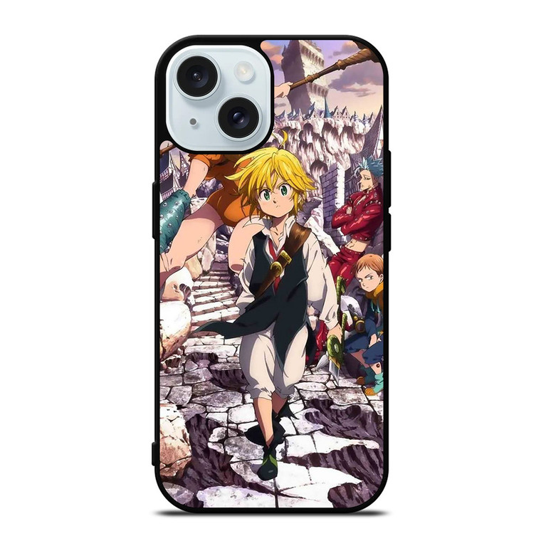 7 DEADLY SINS MELIODAS AND FRIEND iPhone 15 Case Cover