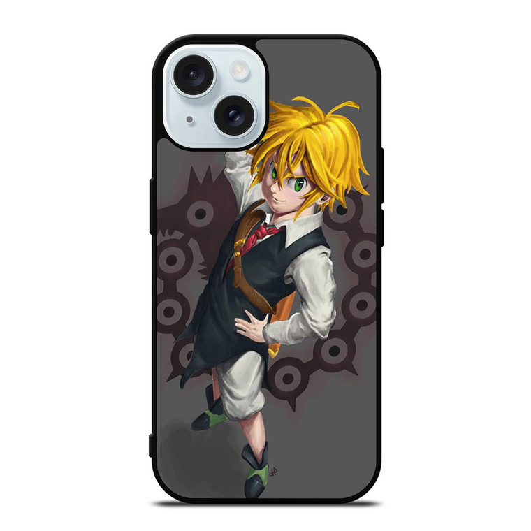 7 DEADLY SINS MELIODAS ART iPhone 15 Case Cover