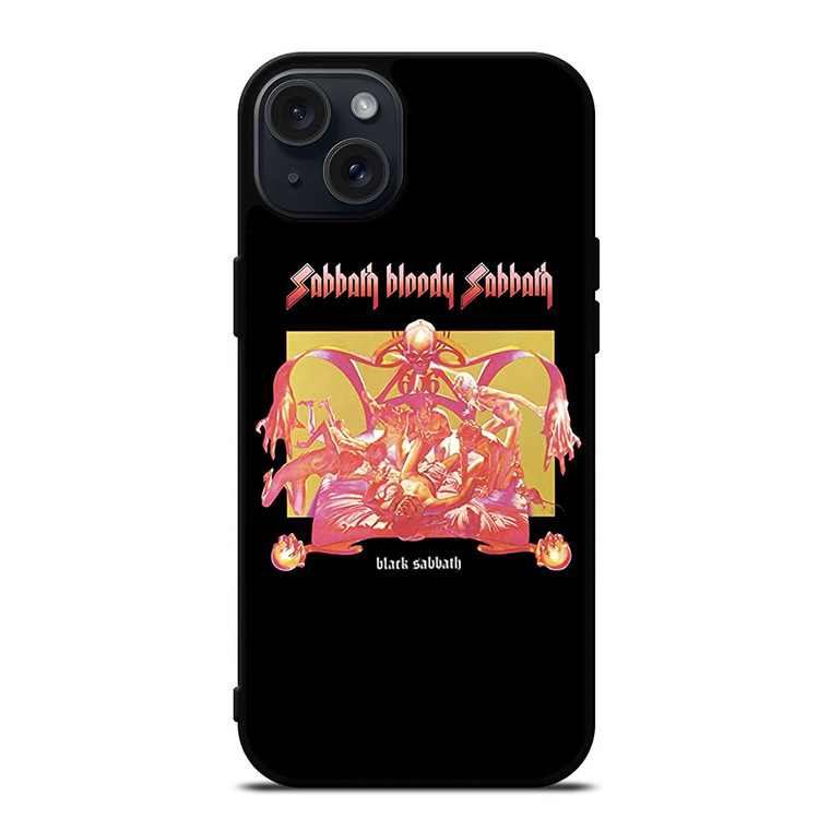 BLACK SABBATH BLOODY ALBUM COVER iPhone 15 Plus Case Cover