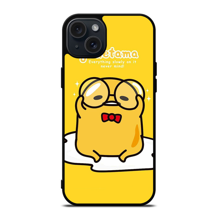 GUDETAMA LAZY EGG CUTE CARTOON iPhone 15 Plus Case Cover