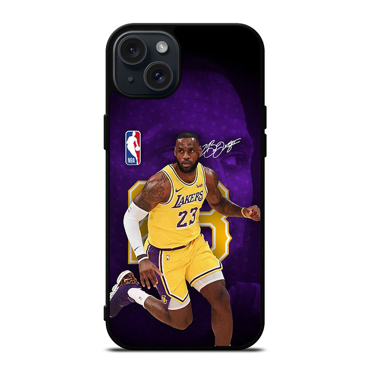 LEBRON JAMES LAKERS NBA iPhone 15 Plus Case Cover