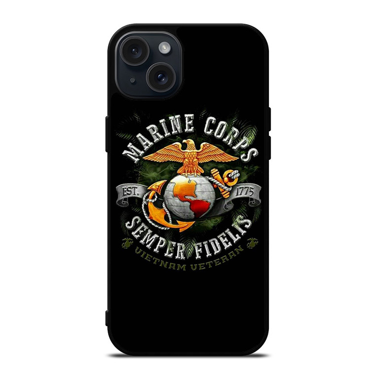 USMC US MARINES CORP SYMBOL iPhone 15 Plus Case Cover