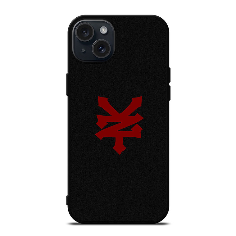 ZOO YORK SKATEBOARD LOGO SUEDE iPhone 15 Plus Case Cover