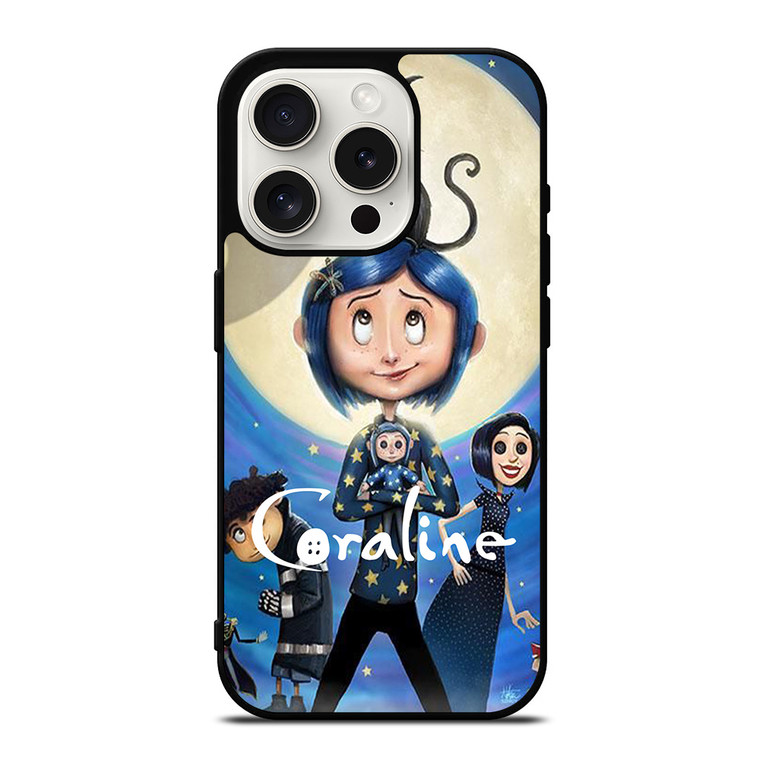 CORALINE CARTOON  iPhone 15 Pro Case Cover