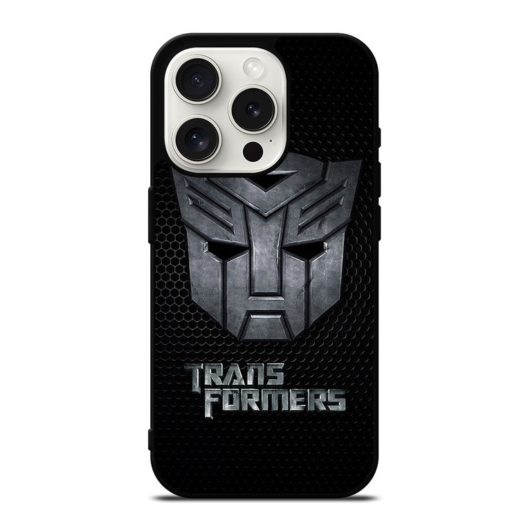 TRANSFORMERS AUTOBOT METAL LOGO iPhone 15 Pro Case Cover