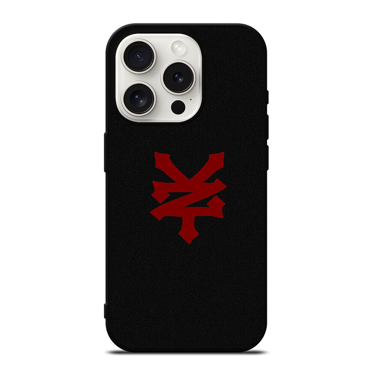 ZOO YORK SKATEBOARD LOGO SUEDE iPhone 15 Pro Case Cover