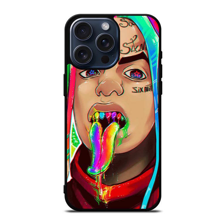 6IX9INE SIX NINE FACE iPhone 15 Pro Max Case Cover