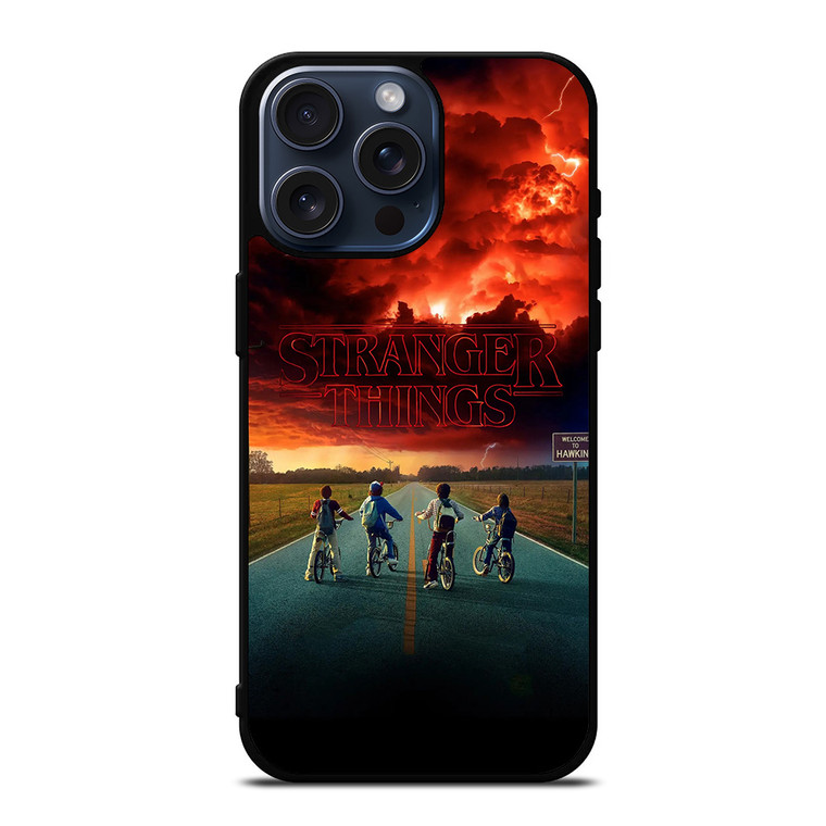 STRANGER THINGS MOVIE POSTER iPhone 15 Pro Max Case Cover