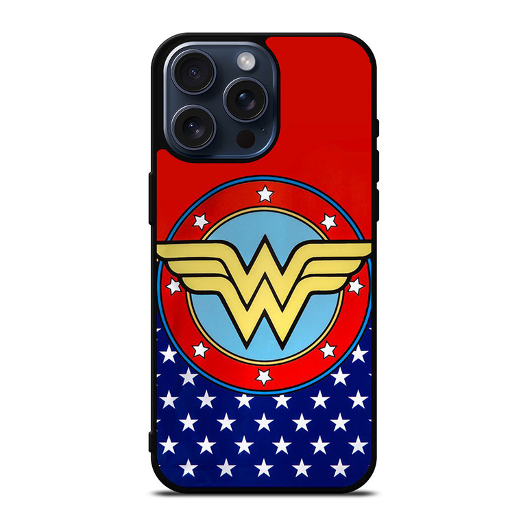 WONDER WOMAN LOGO DC iPhone 15 Pro Max Case Cover