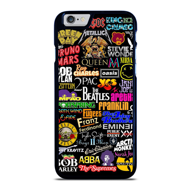 ROCK BAND COLLAGE iPhone 6 / 6S Plus Case Cover