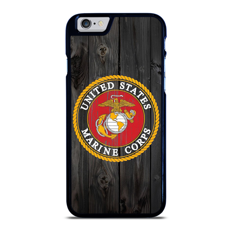 USMC US MARINE CORPS WOOD iPhone 6 / 6S Plus Case Cover