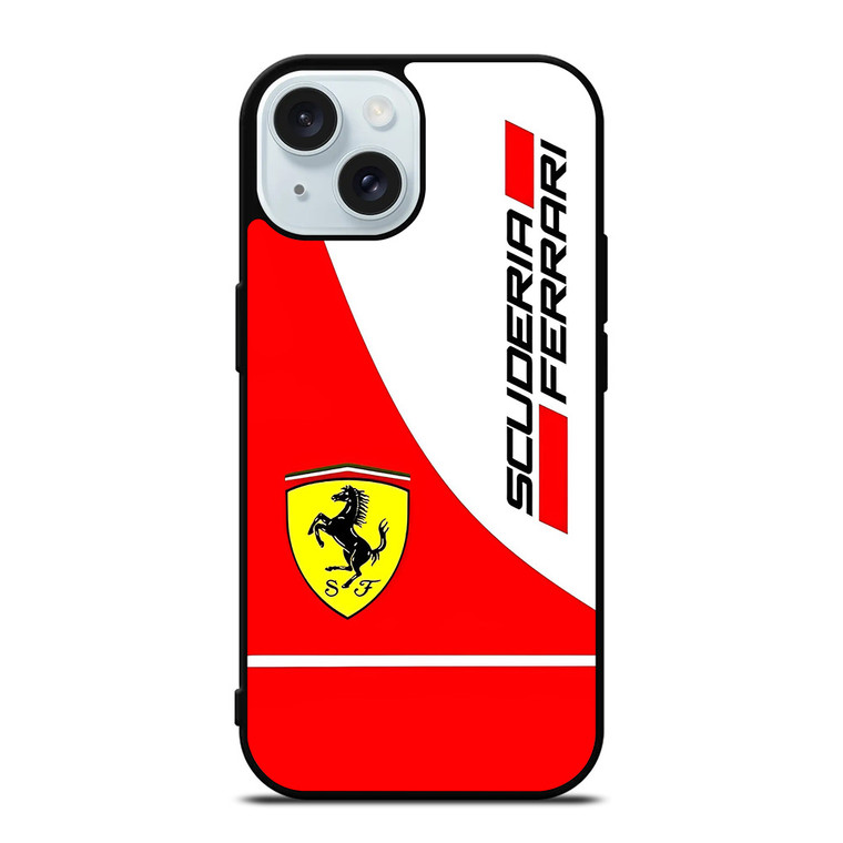 SCUDERIA FERRARI CAR iPhone 15 Case Cover