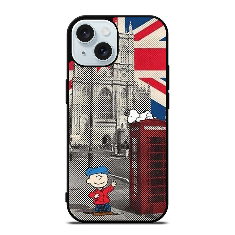 SNOOPY BOX TELEPHONE iPhone 15 Case Cover