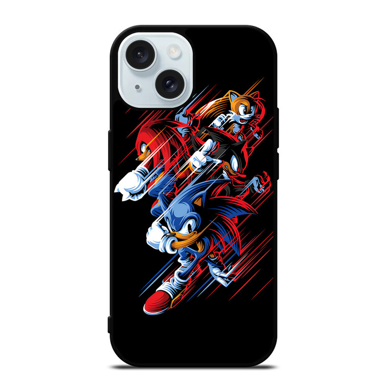 SONIC THE HEDGEHOG TEAM iPhone 15 Case Cover