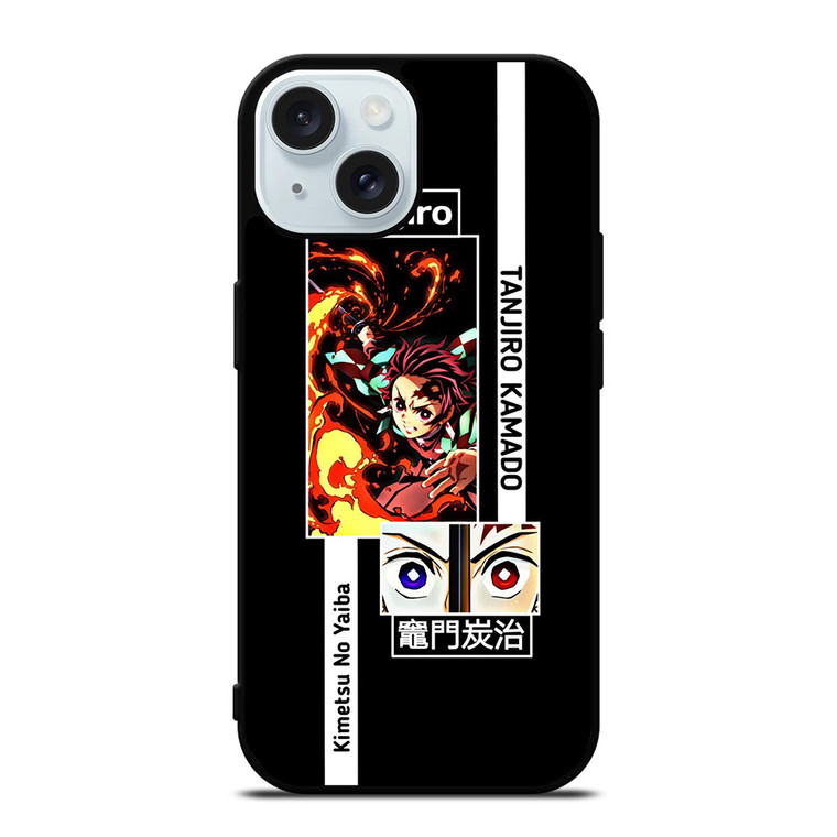 TANJIRO KIMETSU NO YAIBA iPhone 15 Case Cover