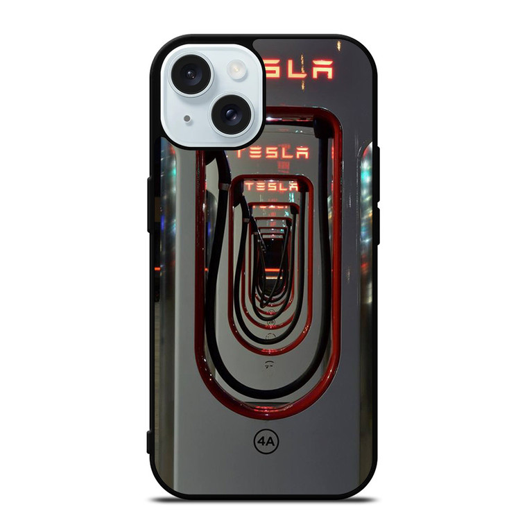 TESLA STATION CHARGE iPhone 15 Case Cover