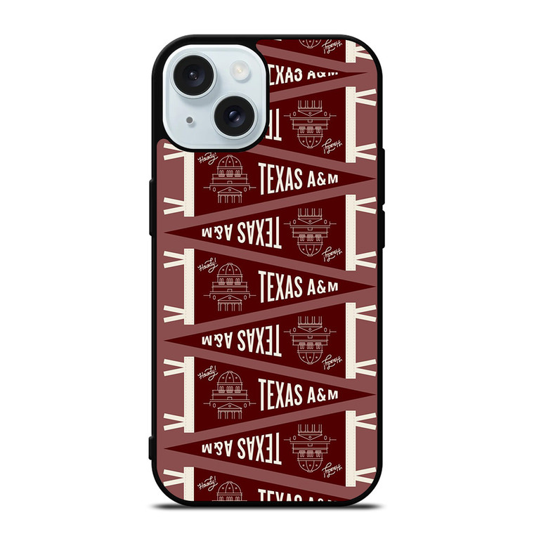 TEXAS AGGIES FLAG iPhone 15 Case Cover