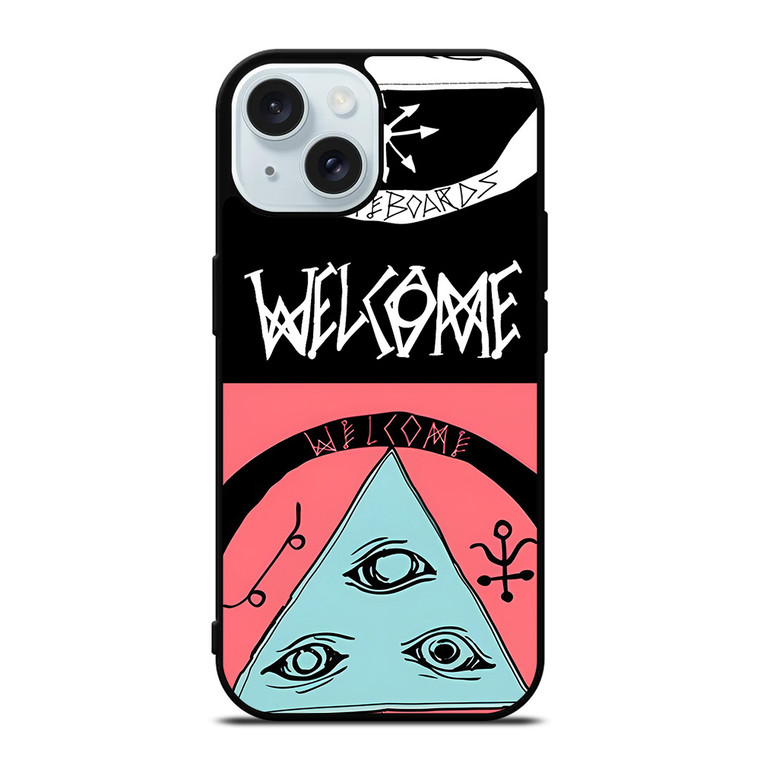 WELCOME SKATEBOARDS TWO iPhone 15 Case Cover