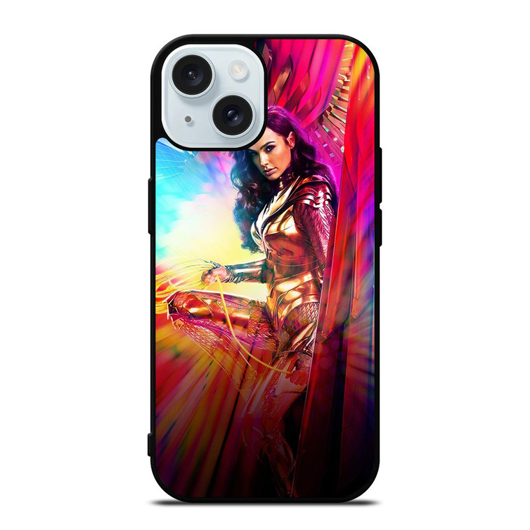 WONDER WOMAN ABSTRAC ART iPhone 15 Case Cover