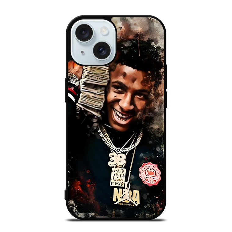 YOUNGBOY NEVER BROKE AGAIN ABSTRAC iPhone 15 Case Cover